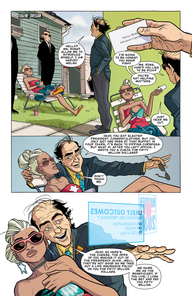 Illustration for article titled Exclusive DC preview: Prez #3 swears in America’s first teenage president